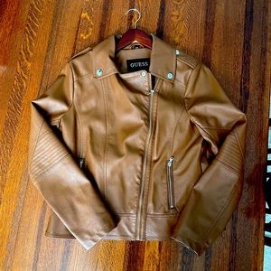 Guess faux leather moto jacket